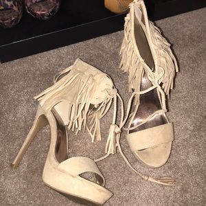 Fringe heels